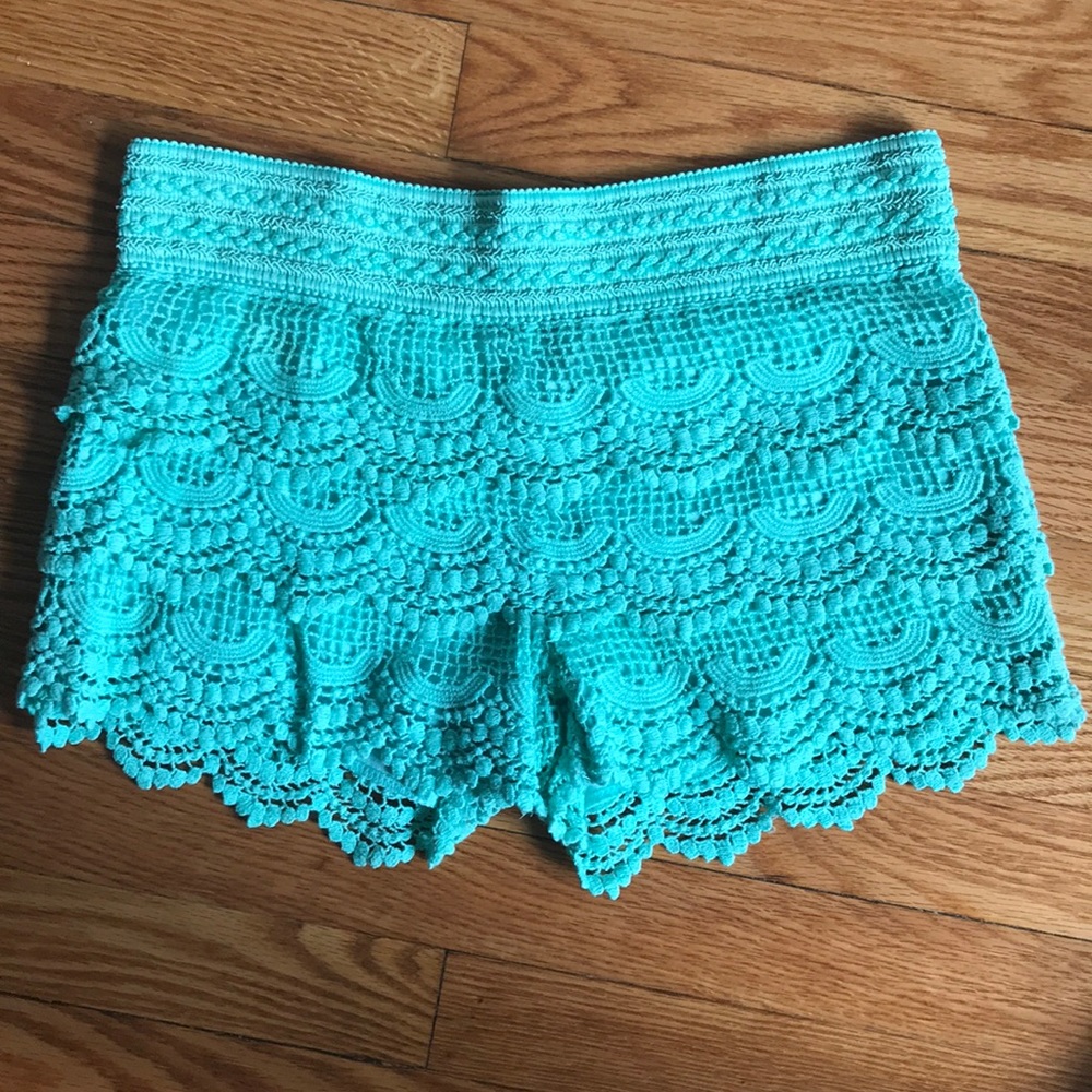 Crochet shorts